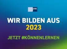 Logo IHK Ausbildungsbetrieb 2023