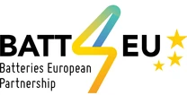 Abbildung des BATT4EU Logos mit dem Text Batteries European Partnership