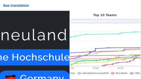 Neuland e.V. News Hacking Wettbewerb Gewinn